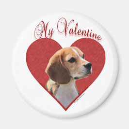 Imán My Beagle Valentine