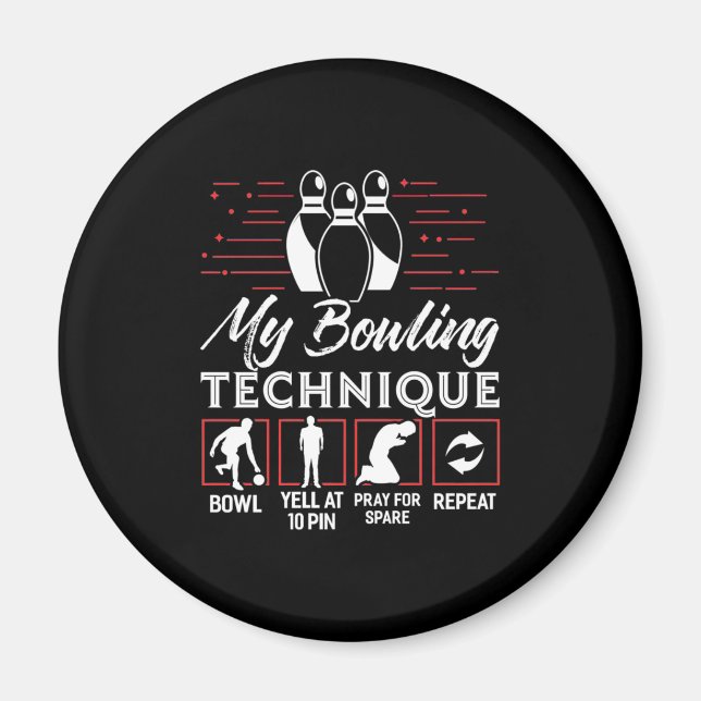 Imán My Bowling Technique (Frente)