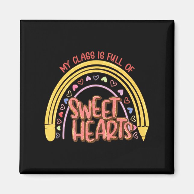 Imán My Cl Is Full Of Sweet Heart Valentines Day Tea  (Frente)