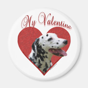 Imán My Dalmatian Valentine