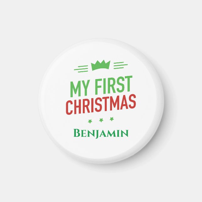 Imán My First Christmas Magnet (Frente)