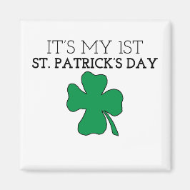 Imán My First St. Patrick's Day St. Patrick's Day Graph