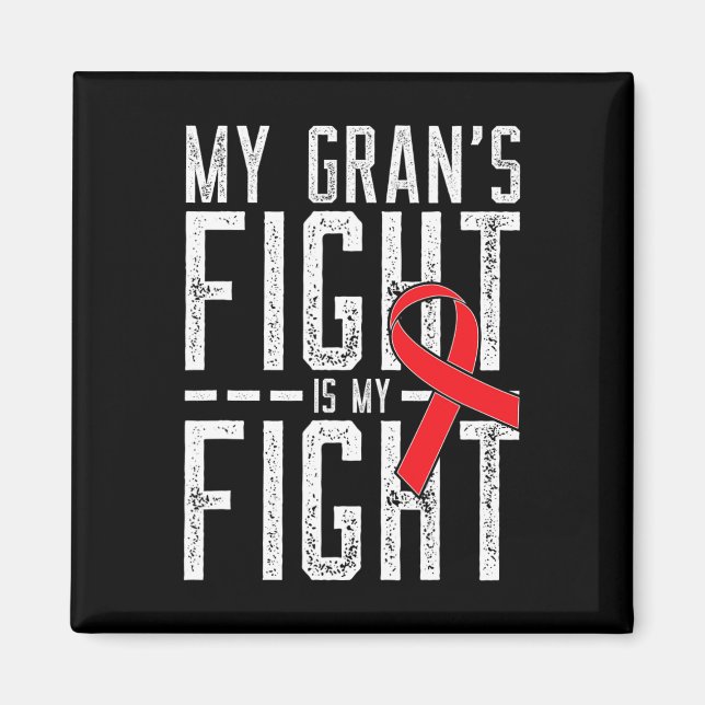 Imán My Gran's Fight Is My Fight Blood Cancer Awareness (Frente)