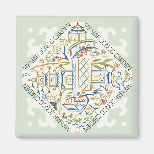 Imán My Mah Jongg Garden Magnet (Frente)