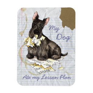 Imán My Scottie Ate my Lesage Plan