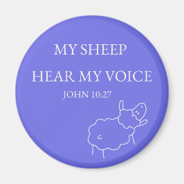 Imán My Sheep Hear My Voice Magnet