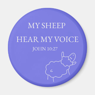 Imán My Sheep Hear My Voice Magnet