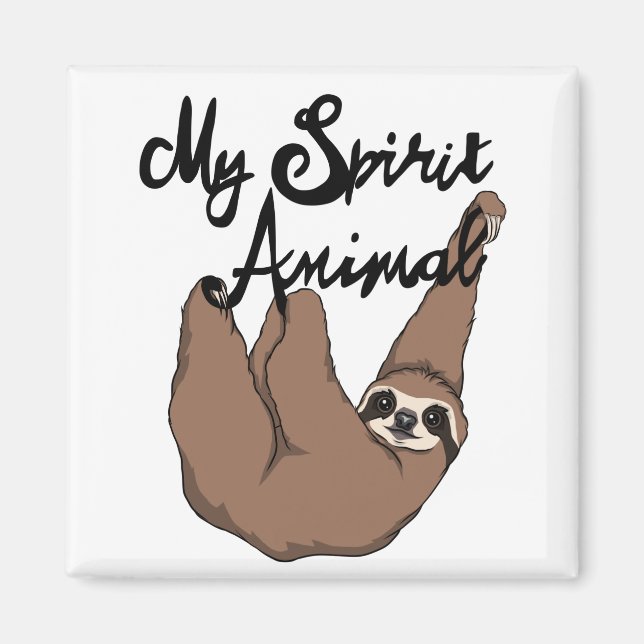 Imán My Spirit Animal Cute Slote (Frente)