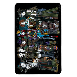 Imán Myka Jelina Art Steampunk Tribal Fairies Magnet