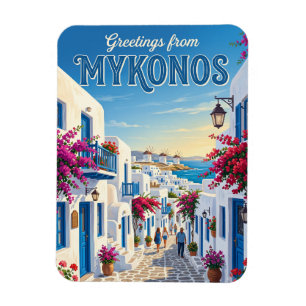 Imán Mykonos Ciudad Antigua Grecia