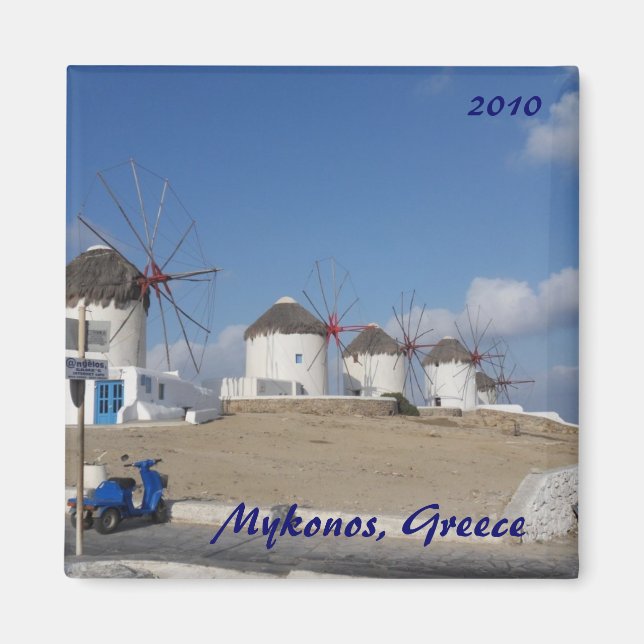 Imán Mykonos, Grecia, 2010 (Frente)