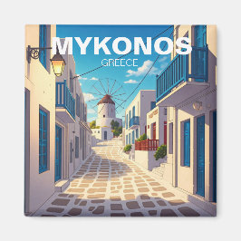 Imán Mykonos Grecia Cicladas Viajes Molino