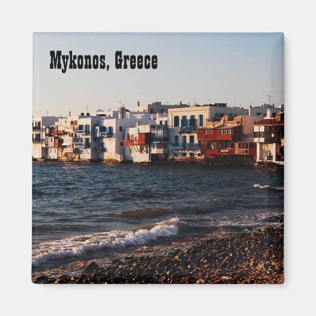 Imán Mykonos Little Venice Fridge Magnet