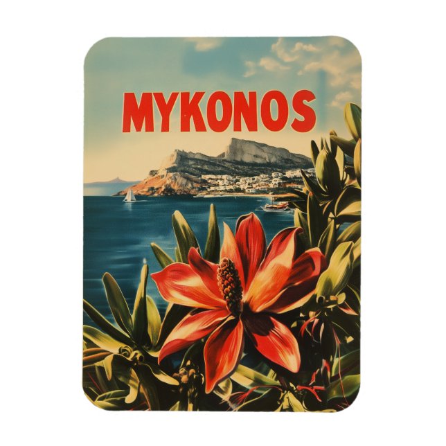 Imán Mykonos vintage (Vertical)