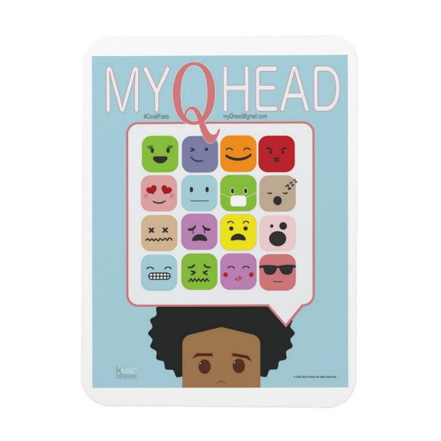 Imán MyQHead Magnet (Vertical)
