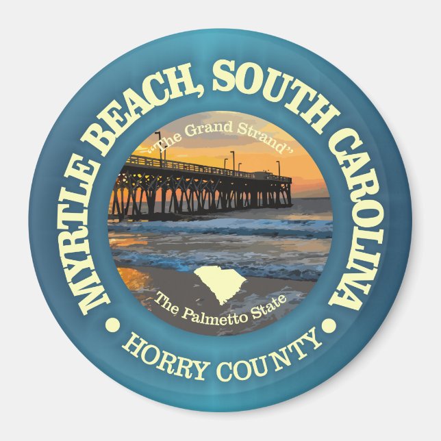 Imán Myrtle Beach (C) (Frente)