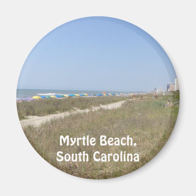 Imán Myrtle Beach, Carolina del Sur (Frente)