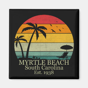 Imán Myrtle Beach South Carolina Antiguo
