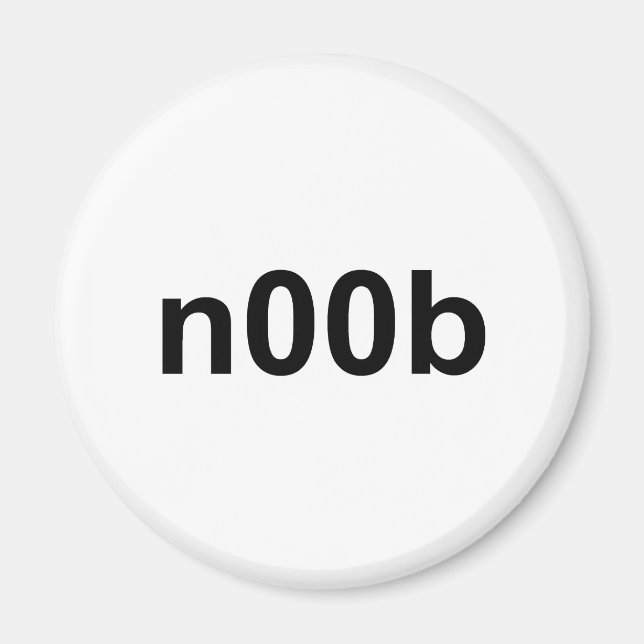 Imán n00b (Frente)