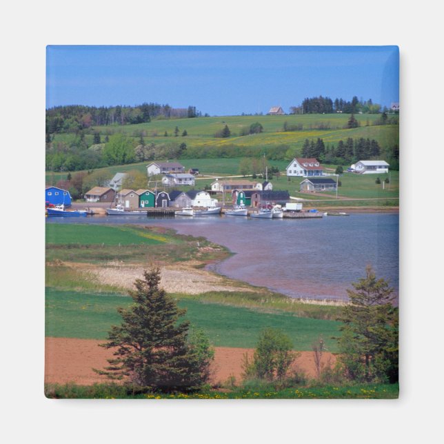 Imán N.A. Canadá, Isla del Príncipe Eduardo. Barcos est (Frente)