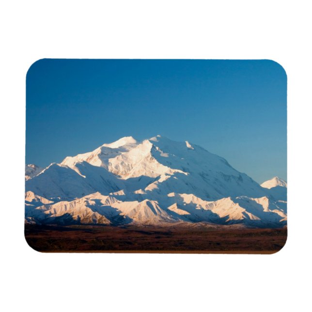 Imán N.A., EEUU, Alaska. Monte McKinley en Denali (Horizontal)
