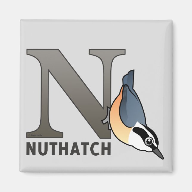 Imán N es para Nuthatch (Frente)