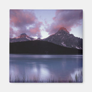 Imán NA, Canadá, Banff NP, Primera luz de la mañana en