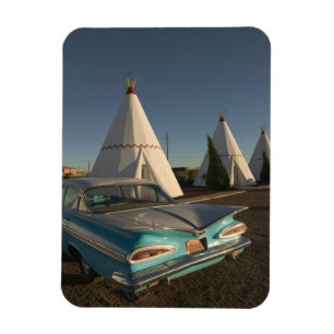 Imán NA, EE. UU., Arizona, Holbrook Ruta 66, Wigwam