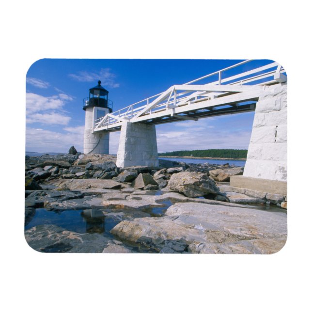 Imán NA, EE. UU., Maine, Port Clyde.  Marshall Point (Horizontal)