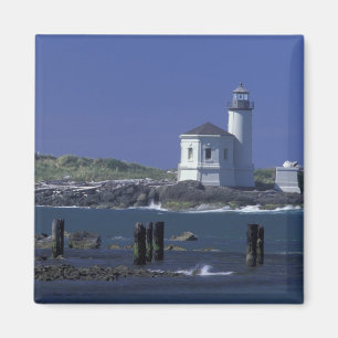 Imán NA, EE. UU., Oregón, Bandon, Faro de Coquille