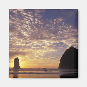 Imán NA, EE. UU., Oregón, Costa de Oregón, Canon Beach