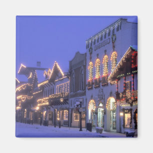 Imán NA, los E.E.U.U., Washington, Leavenworth. Calle