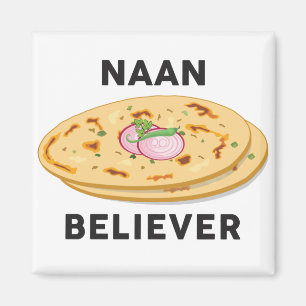 Imán Naan believer Funny India Pakistan Food Lover