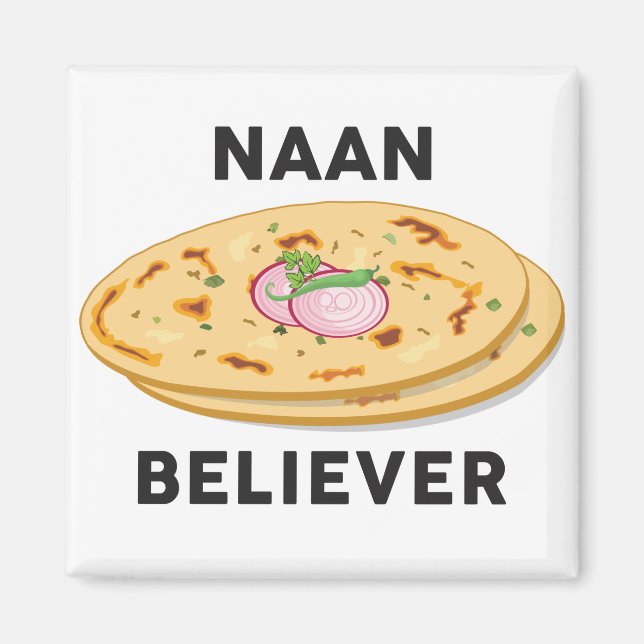 Imán Naan believer Funny India Pakistan Food Lover (Frente)