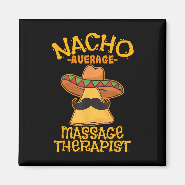 Imán Nacho Media De Terapia Masaje Meuse Cinco De Mayo  (Frente)