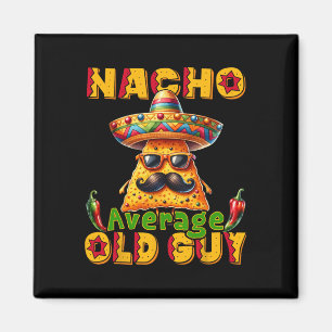 Imán Nacho Promedio Anciano Cinco De Mayo Anciano Mexic