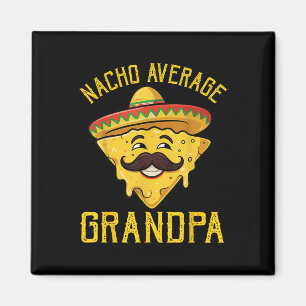 Imán Nacho Promedio de Abuelo Funny Cinco De Mayo Mexic