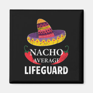 Imán Nacho promedio de salvavidas Cinco De Mayo Sombrer