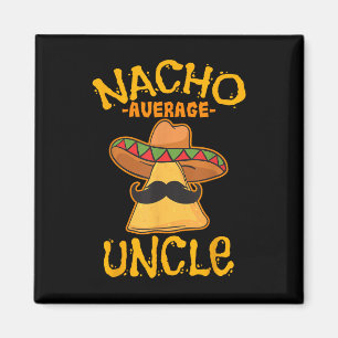 Imán Nacho promedio tío cinco de mayo Sombrero mexicano
