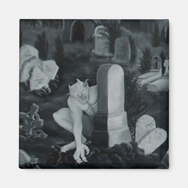 Imán Nachts auf dem Friedhof - Teufel (Frente)