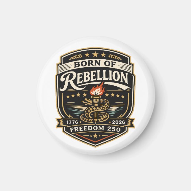 Imán Nacido de la Libertad Rebelde 250 (Frente)