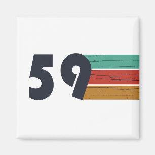 Imán nacido en 1959, cumpleaños vintage