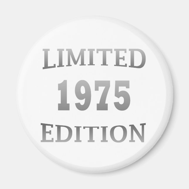 Imán nacido en 1975 50 cumpleaños (Frente)