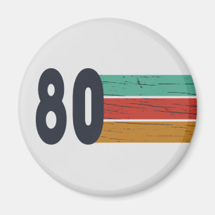 Imán Nacido en 1980 como regalo de cumpleaños