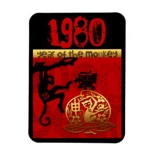 Imán Nacido en el año del mono 1980 - Astrología chin