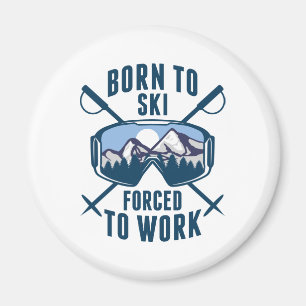 Imán Nacido En Esquí Obligado A Trabajar