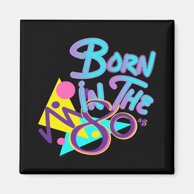 Imán Nacido en los 80's Guay Age Art (Frente)