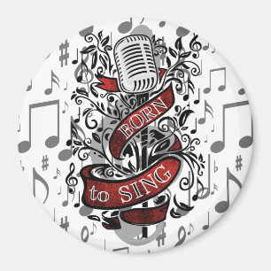 Imán Nacido para cantar regalos para casa