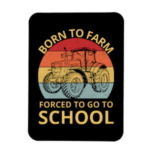 Imán nacido para cultivar forzado a ir a la escuela