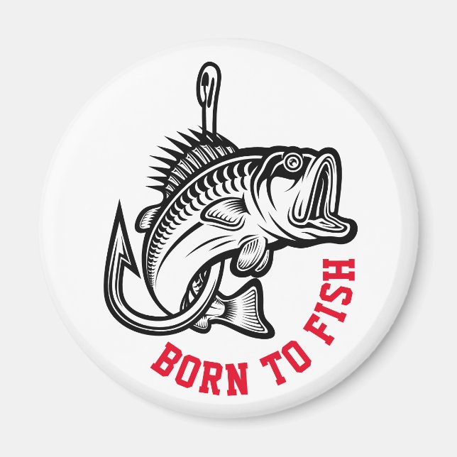 Imán Nacido Para Pescado (Frente)
